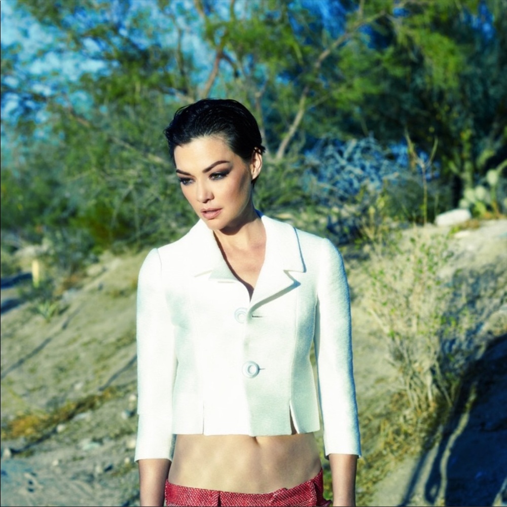 Dsquared2 Buttoned Cropped White Jacket - image 7